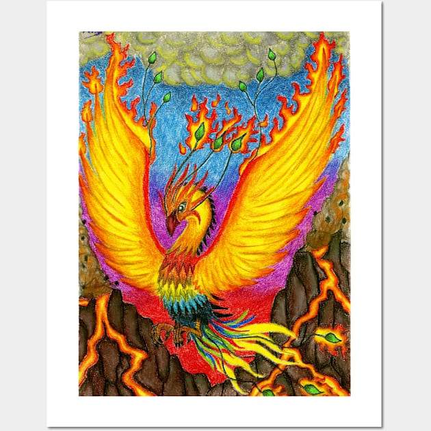 Phoenix Wall Art by MelanieJeyakkumar